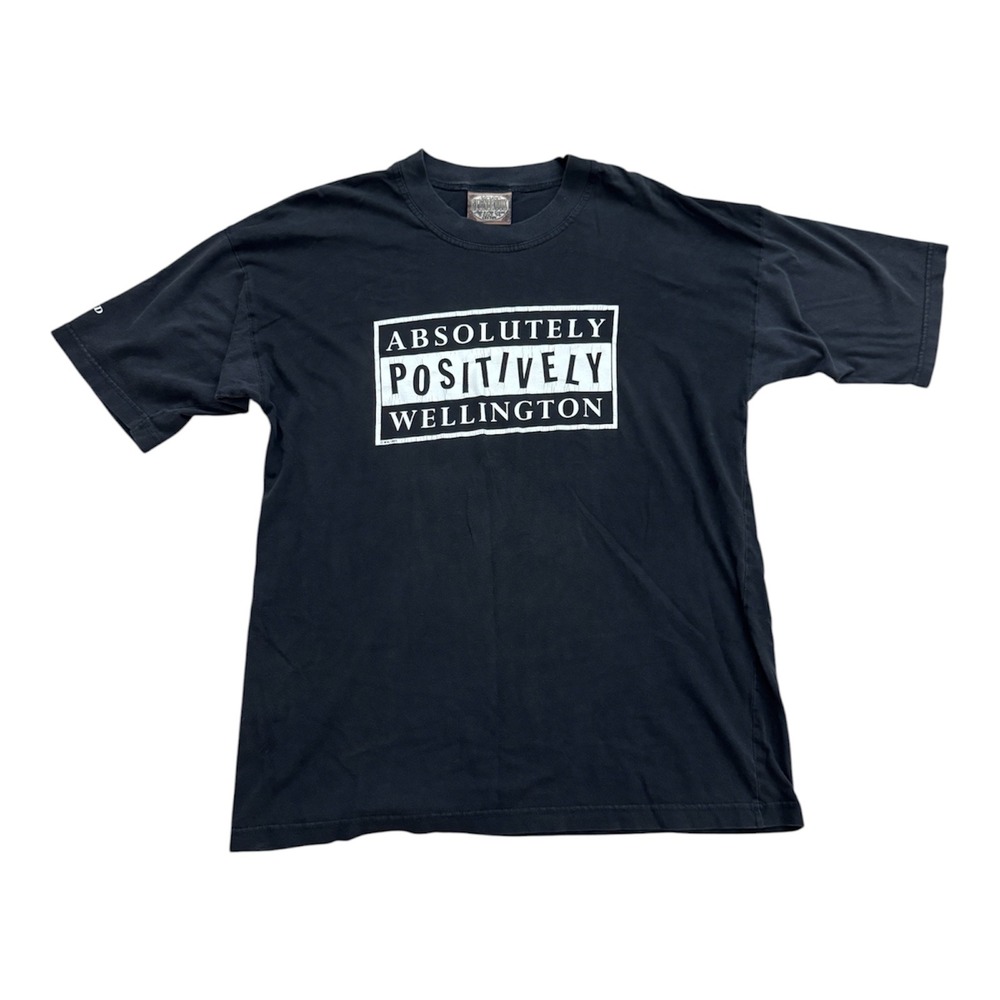 Vintage Glenbrook Absolutely Positively Wellington T-Shirt Black XL New Zealand